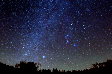 Foto Sternenhimmel über dem Schwarzen Moor