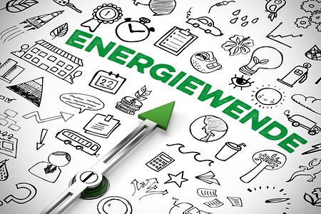"energiewende",(german,For:,Energy,Transition),Concept,With,Icons,And,Compass