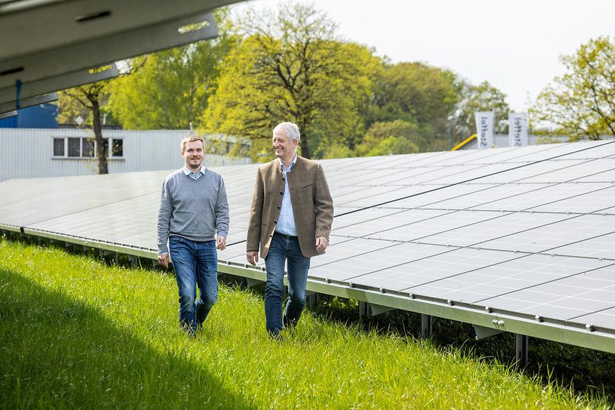 Solarfl&auml;chen bei Drewsen Spezialpapiere