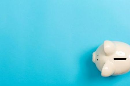 White piggy bank