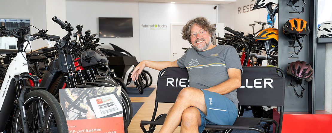 Mit dem E-Bike in eine klimafreundlichere Mobilität Inhaber Jürgen Fuchs