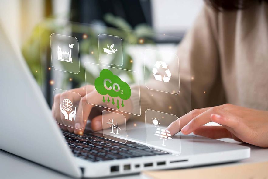 Women,Using,Laptop,For,Working,Technology,And,Business,Net,Zero