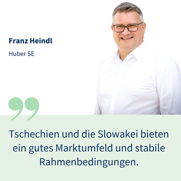 Franz Heindl, Huber SE