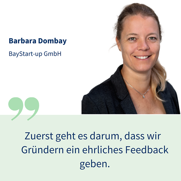 Barbara Dombay, BayStart-up GmbH
