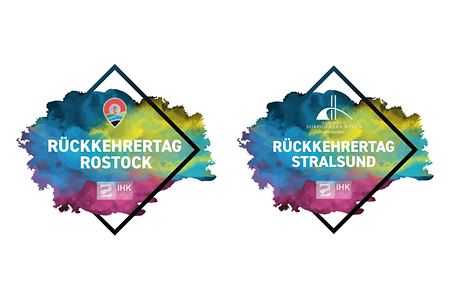 Logos Rückkehrertage Rostock und Stralsund