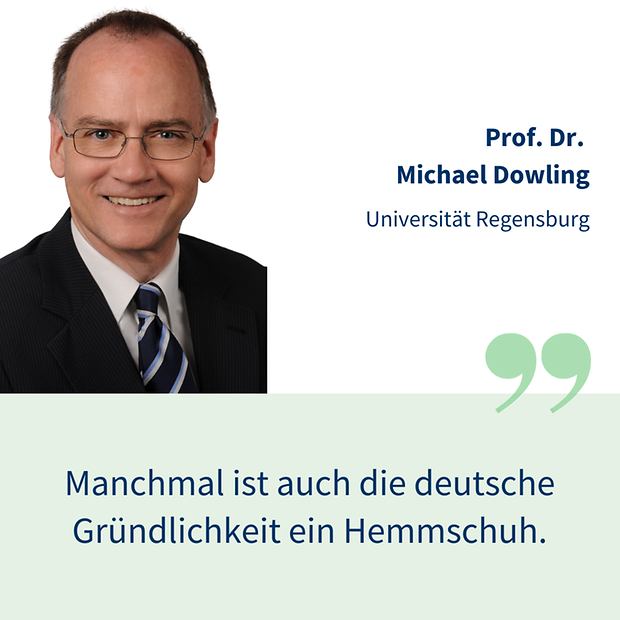 Prof. Dr. Michael Dowling, Universität Regensburg