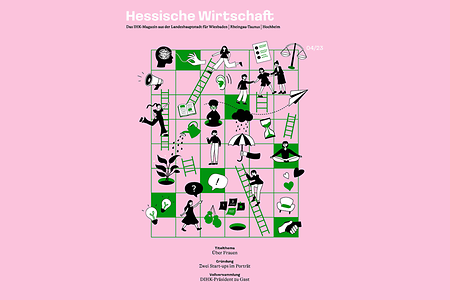 Cover der Hessischen Wirtschaft Ausgabe 04-2023