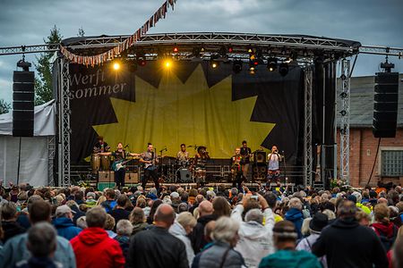 Das London Afrobeat Collective auf der B&uuml;hne des SHMF