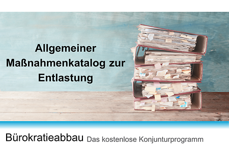 B&uuml;rokratieabbau