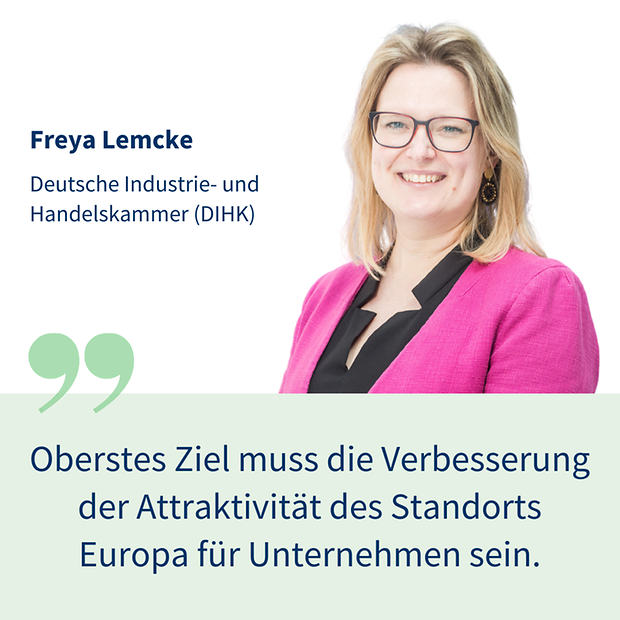 Freya Lemcke, Deutsche Industrie- und Handelskammer (DIHK)