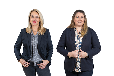 Portraitbilder von Petra Gregg und Elisabeth Messner vom Team Passgenaue Besetzung 