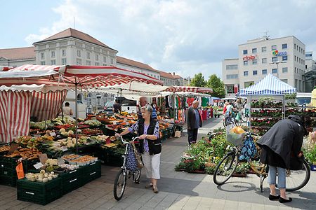Wochenmarkt in Cottbus