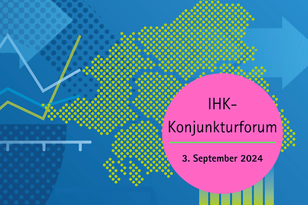 Grafik vom IHK-Konjunkturforum mit dem Datum