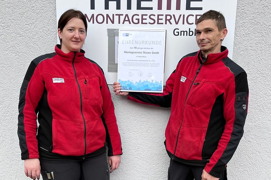 Verena und J&uuml;rgen Thieme k&ouml;nnen das 10j&auml;hrige Bestehen ihrer Firma feiern.