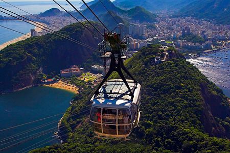 Seilbahn zum Zuckerhut in Rio de Janeiro, Brasilien