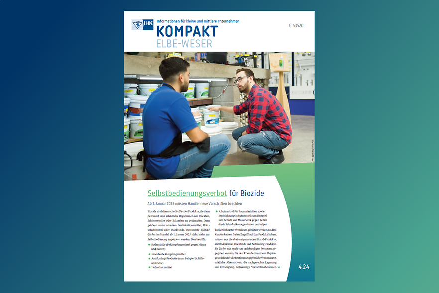 Kompakt Elbe-Weser 4.24 (nicht barrierefrei, PDF-Datei) Titelseite der KOMPAKT (nicht barrierefrei, PDF-Datei)