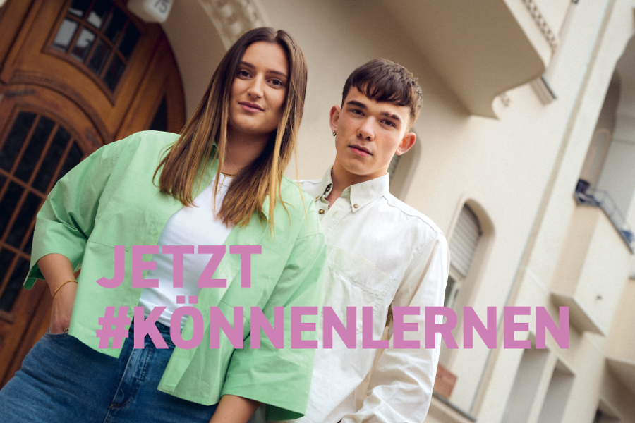 Zwei Auszubildende