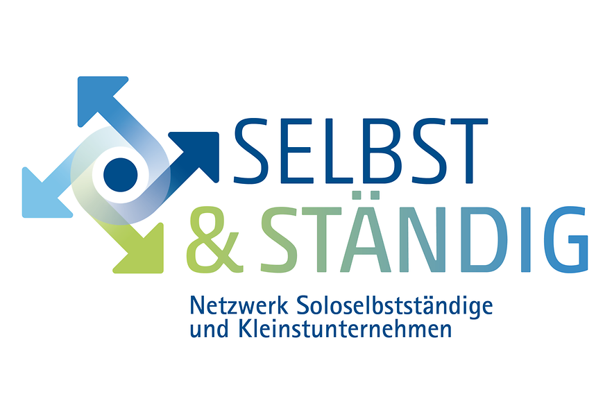 Logo des Netzwerkes Selbst & ständig für Soloselbstständige und Kleinstunternehmer