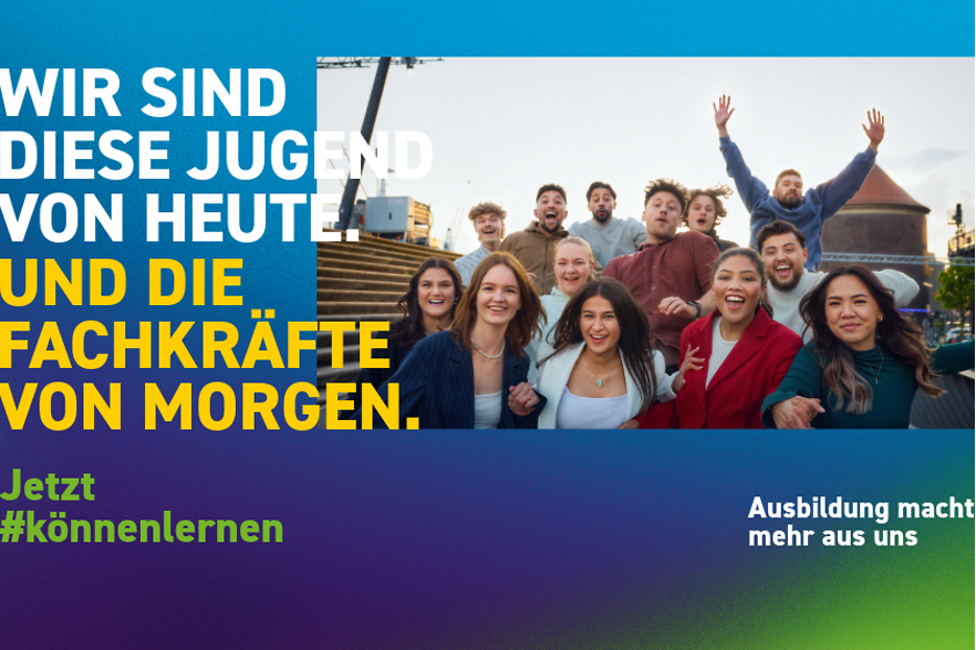 Symbolbild IHK-Ausbildungskampagne Jetzt könnenlernen