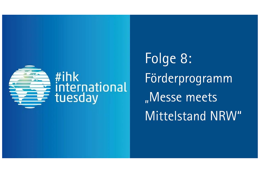 Cover der Folge 8: Förderprogramm Messe meets Mittelstand NRW