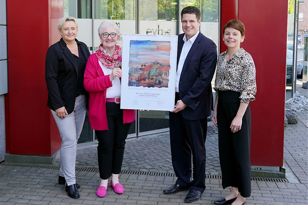 Urkundenüberreichung bei der BWG Beckum