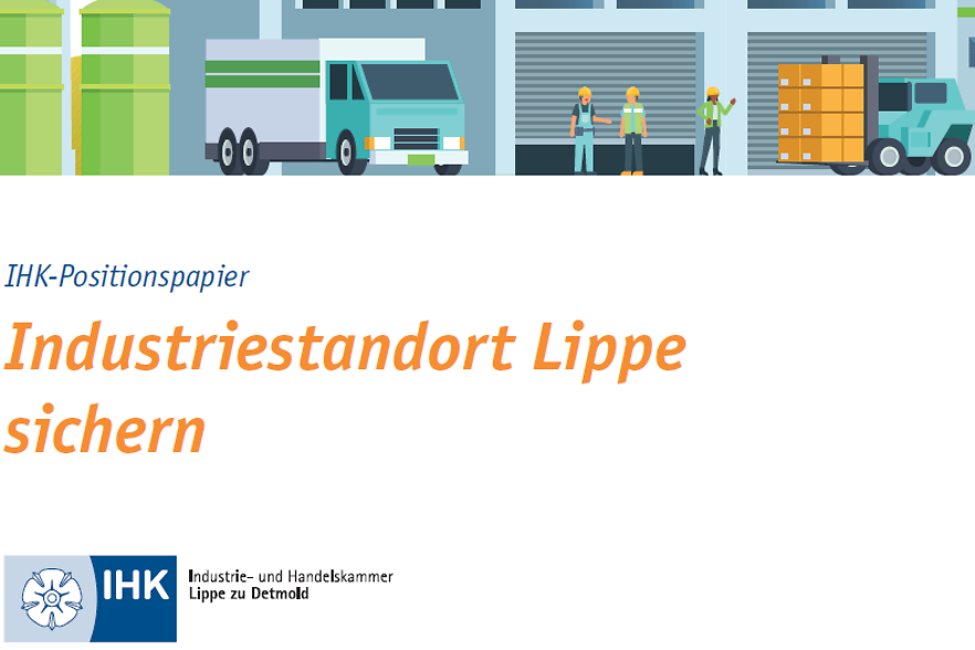 IHK Lippe veröffentlicht Positionspapier: Industriestandort muss gesichert werden!