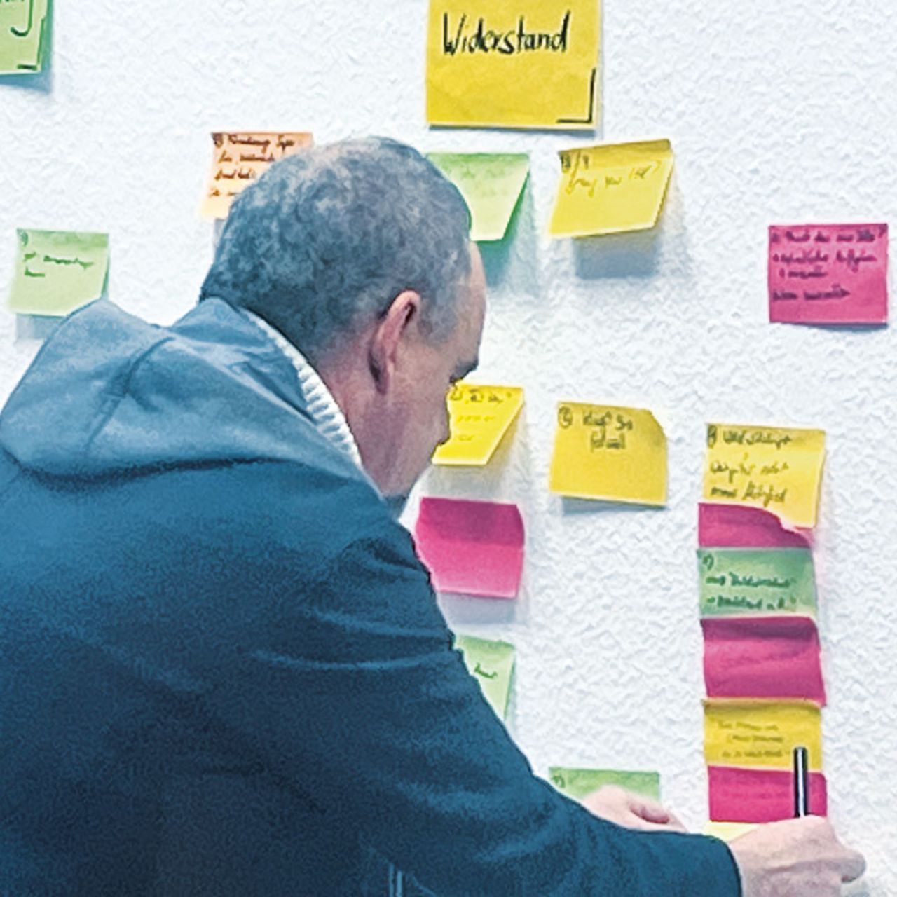 Beim Erarbeiten des Leitbilds