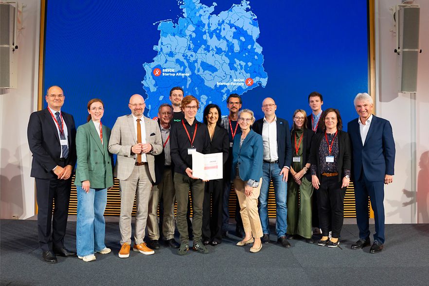 Pr&auml;aemierung der Start-up Factories