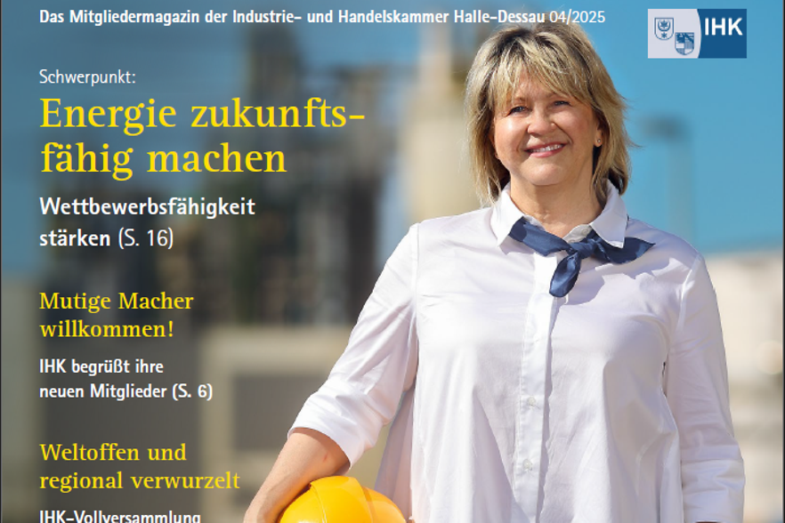 Titelbild der IHK-Zeitschrift Ausgabe 4/2025 (nicht barrierefrei, PDF-Datei)