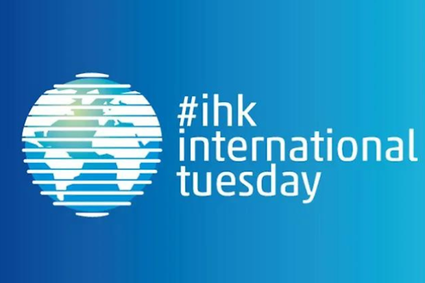 Grafik mit der Schrift #ihkinternationaltuesday Folge 29