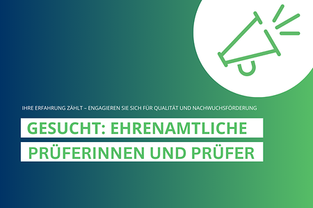 dekoratives Bild: Aufruf zum Prüfer werden