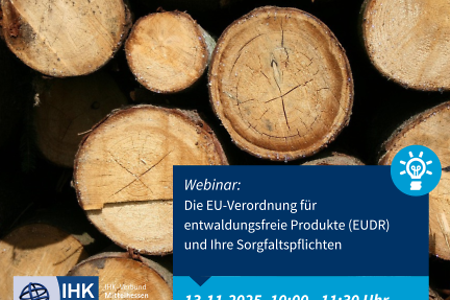 Webinar: EU Entwaldungsverordnung 13.11.2025