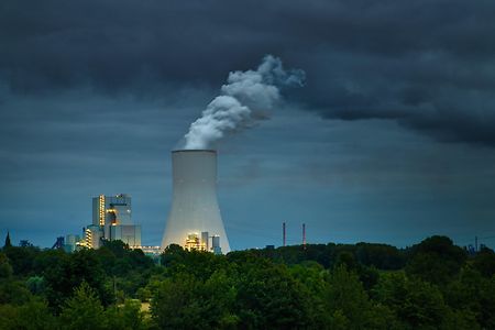 Fabrik, Kraftwerk, Landschaft