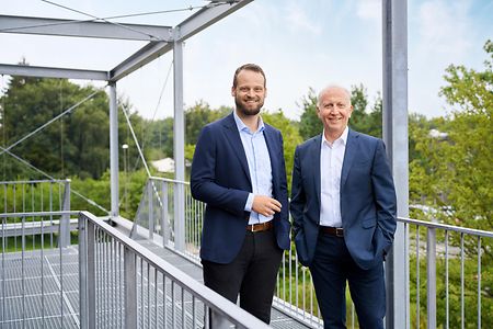 Die Gesch&auml;ftsf&uuml;hrung von Dederichs und Partner: Christoph Sonnberg und J&uuml;rgen Dederichs