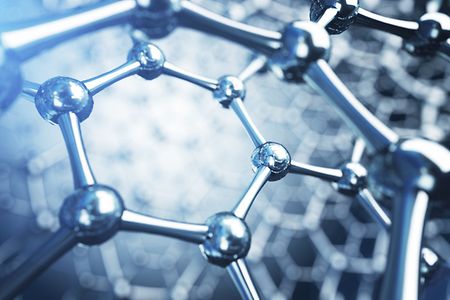 3d,Illusrtation,Of,Graphene,Molecules.,Nanotechnology,Background,Illustration