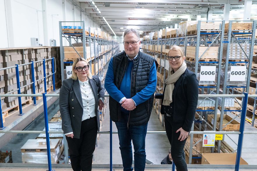 Stefanie Mith&ouml;fer-Loll, Frank We&szlig;eling und Michaela Ruwe