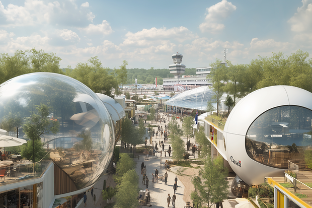 Vision vom möglichen Expo-Gelände in Tegel