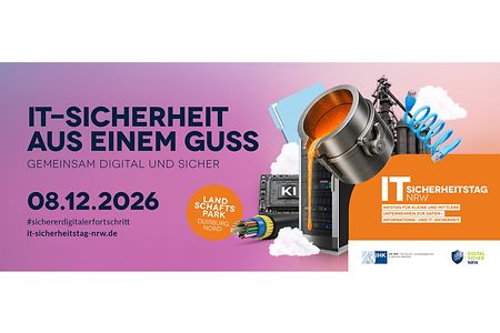 Logo zum IT-Sicherheitstag NRW: Der j&auml;hrliche Fachkongress f&uuml;r Daten-, Informations- und IT-Sicherheit