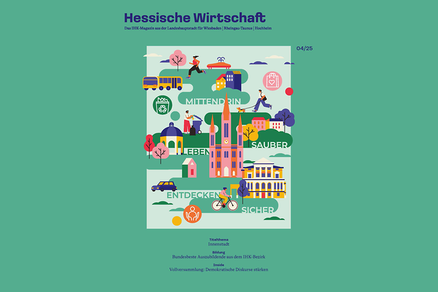 Cover der Hessischen Wirtschaft 04/2025