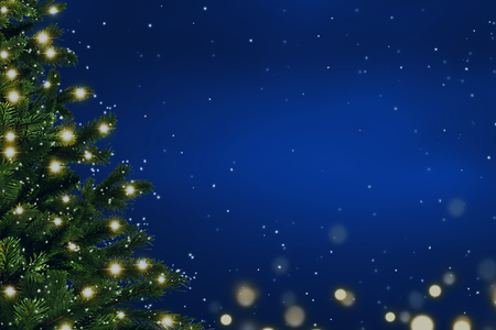 illustrierter Weihnachtsbaum