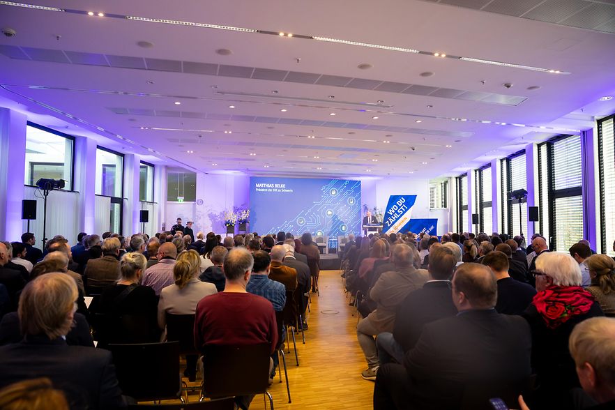 Jahresempfang der IHK, Blick in den Saal