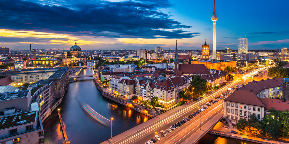 Panoramabild von Berlin