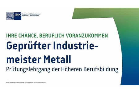 Titelseite des KI-Videos zum Gepr&uuml;ften Industriemeister Metall