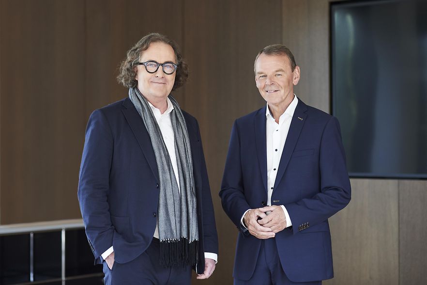 IHK-Pr&auml;sident Lars Baumg&uuml;rtel und IHK-Hauptgesch&auml;ftsf&uuml;hrer Dr. Fritz Jaeckel 