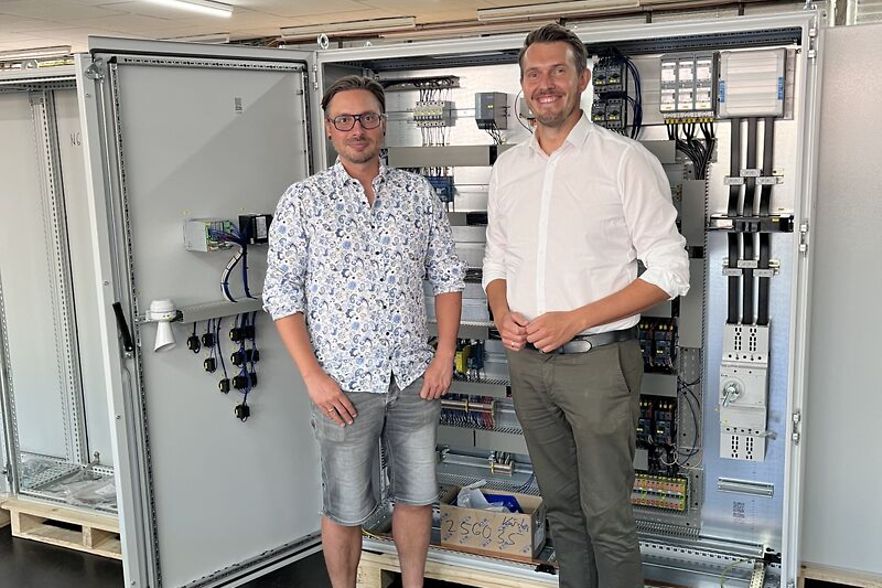 Gesch&auml;ftsf&uuml;hrer Jochen Hirsch und Tim Wiedemann.