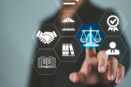 Legal,Advice,Service,With,Lawyer,Working,For,Justice,Concept,,Law,