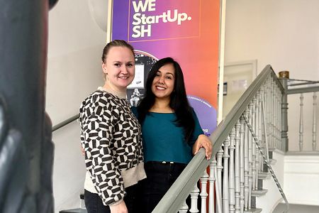 Bild von Mentorin Saskia Richardsen und Saranya Yapa 