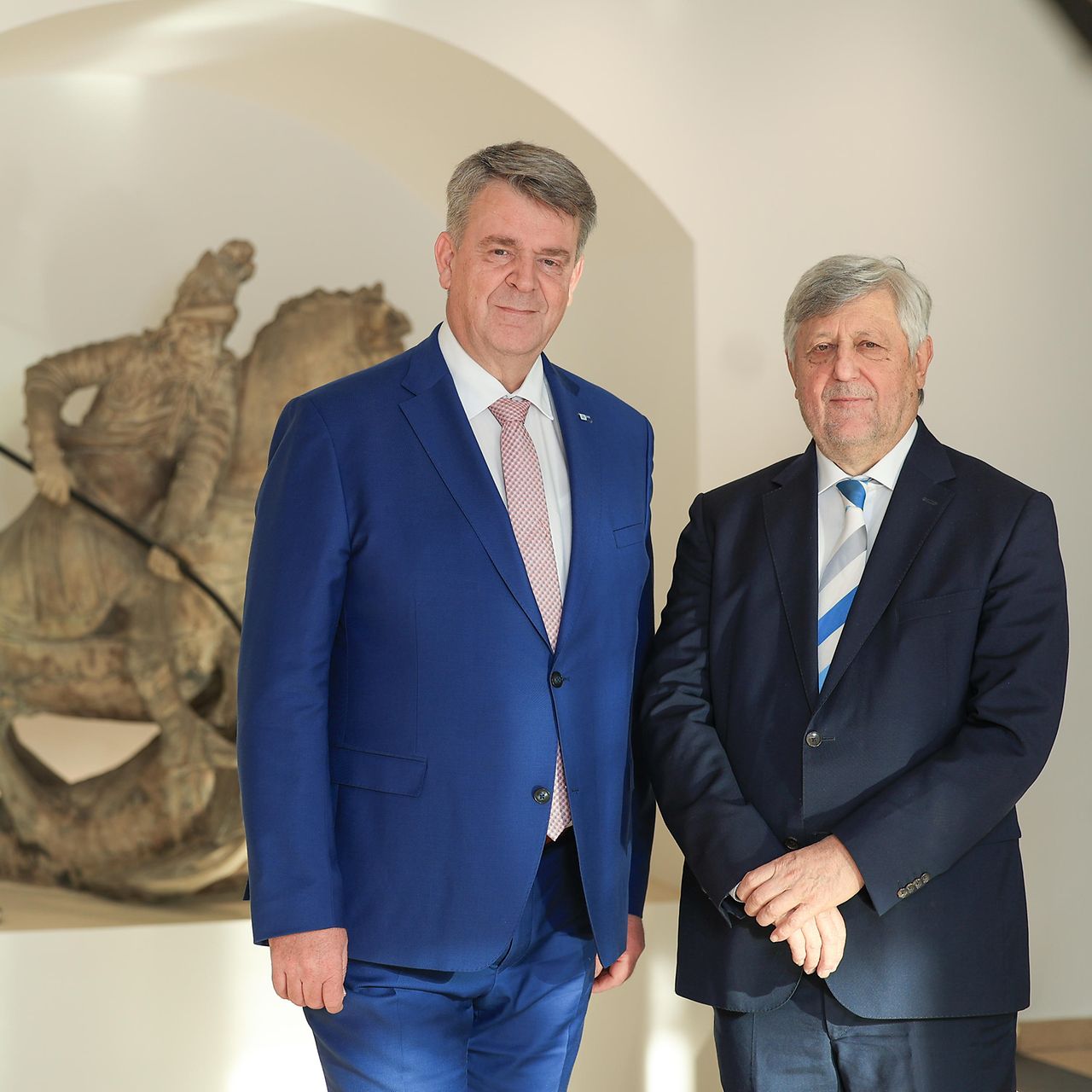 IHK-Hauptgeschäftsführer André Rummel und IHK Präsident Klaus Olbricht (v.l.)