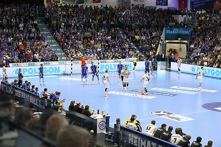 Szene aus einem Spiel des VfL Gummersbach