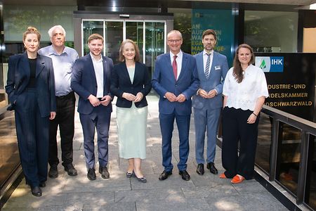 Exportkontrolltag in der IHK Nordschwarzwald: Die Referent:innen aus Politik, Verwaltung und Wirtschaft